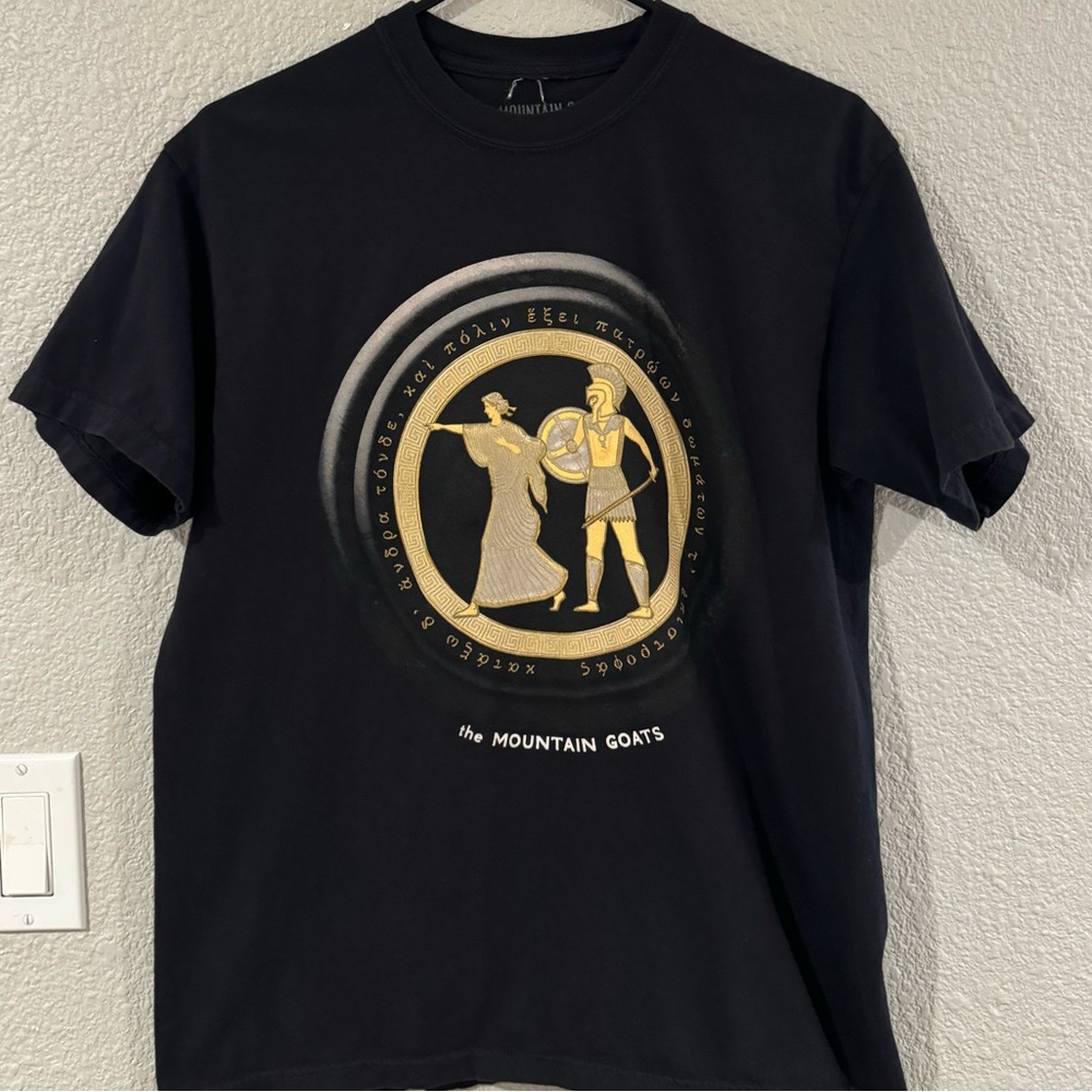 The Mountain Goats brand new black T Shirt. Size Medium